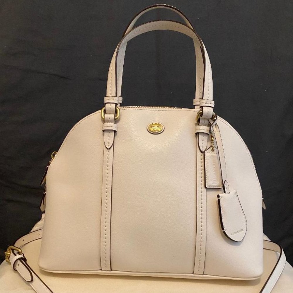 Coach Cream Tote Bag